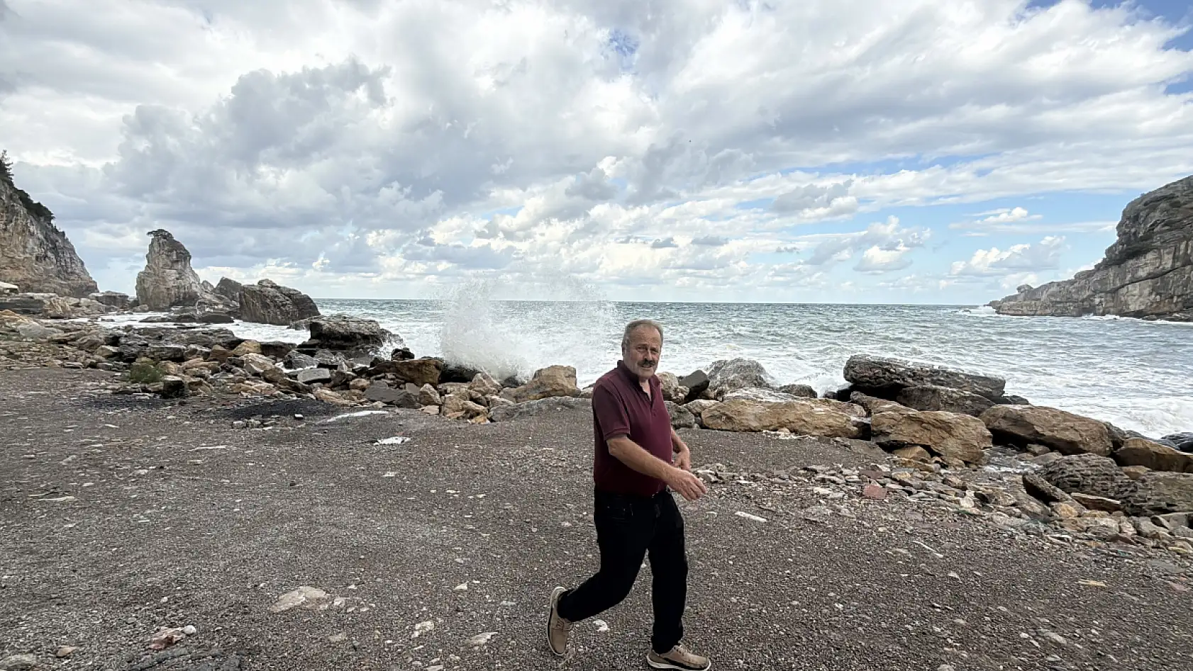 Amasra'da dalga boyu 5 metreye ulaştı