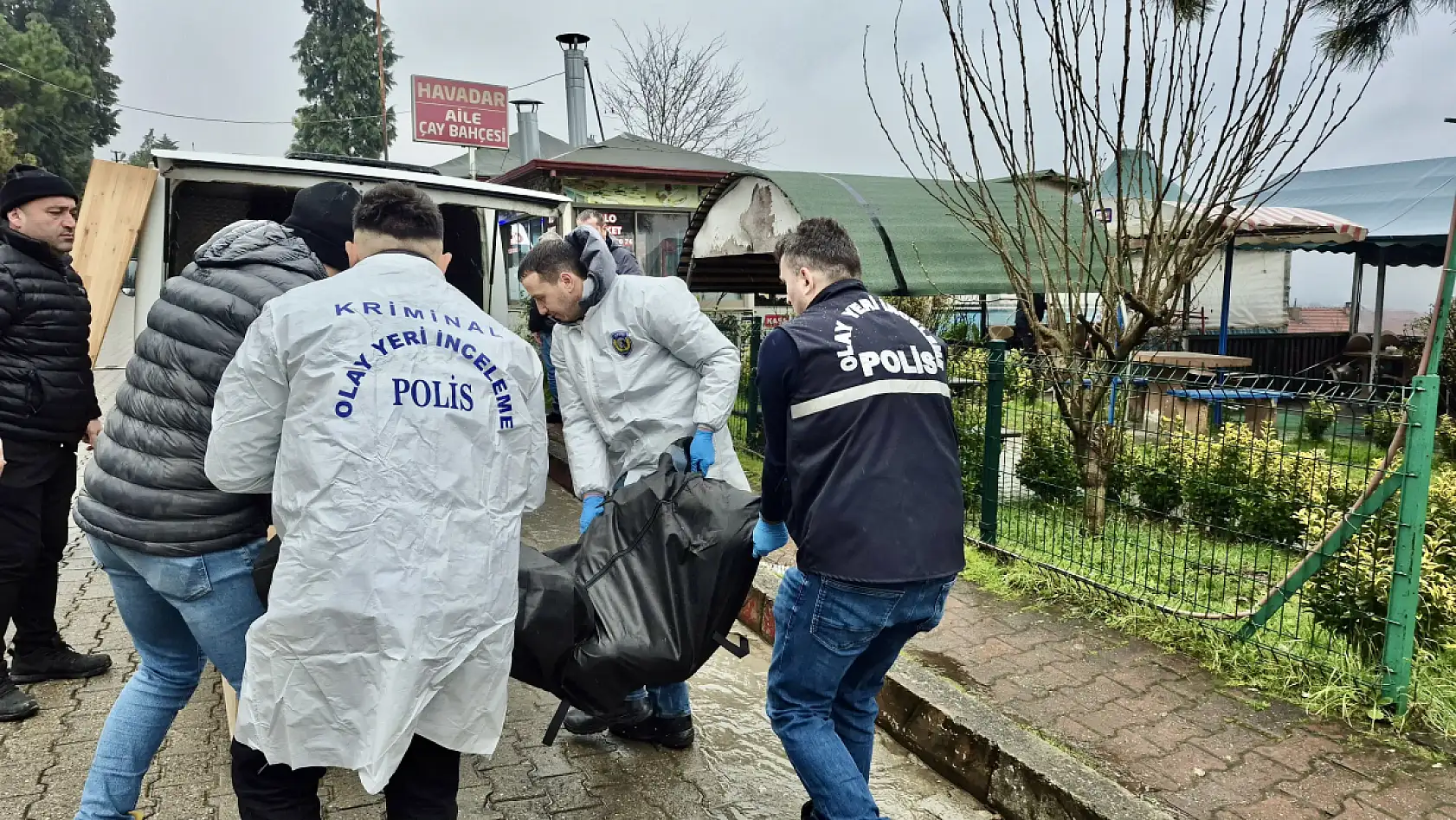 Bartın'da Çay Bahçesinde Acı Olay