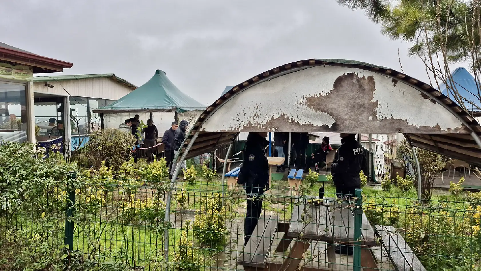 Bartın'da Çay Bahçesinde Acı Olay