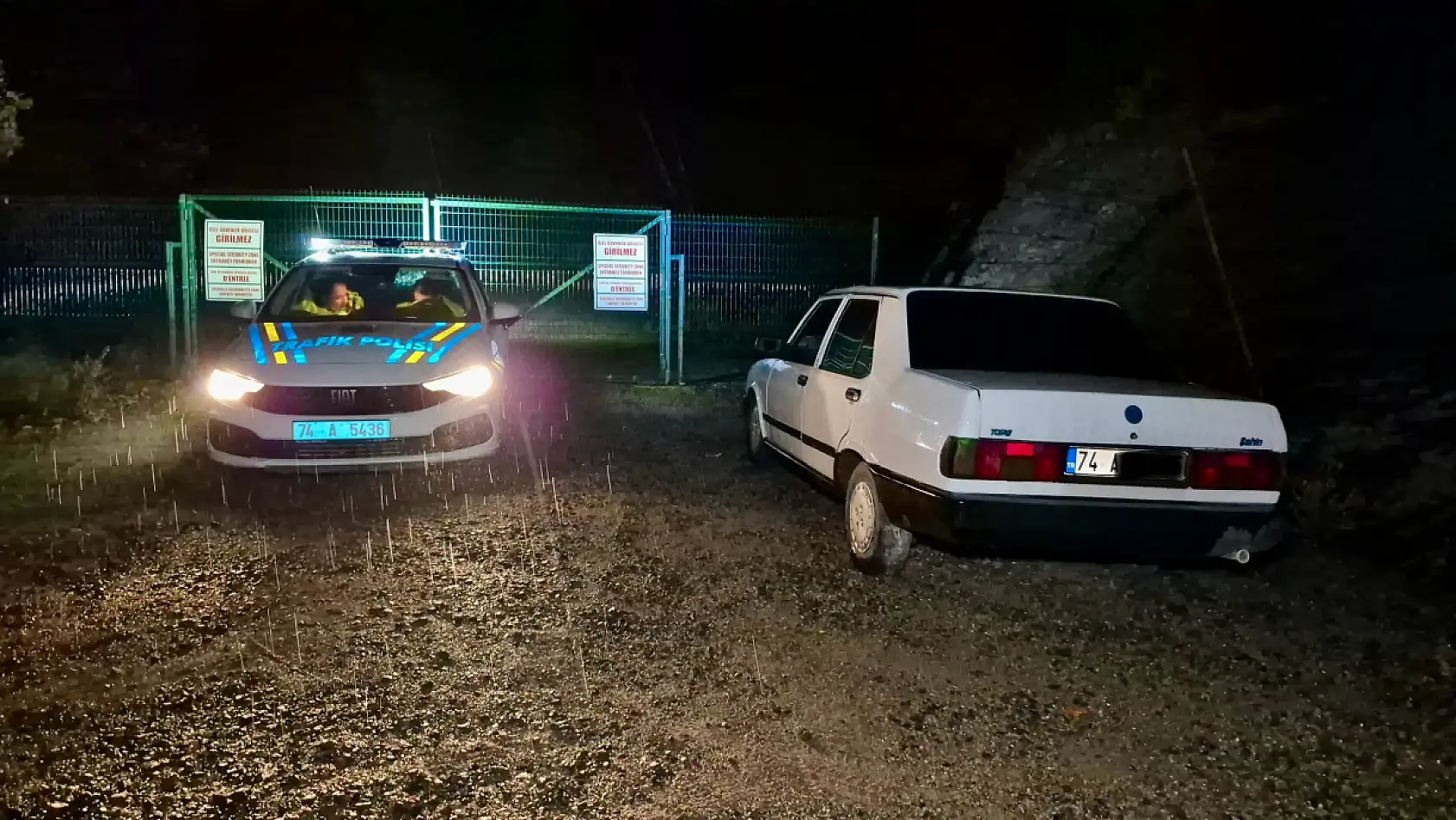 Polisten 30 kilometre kaçabildi