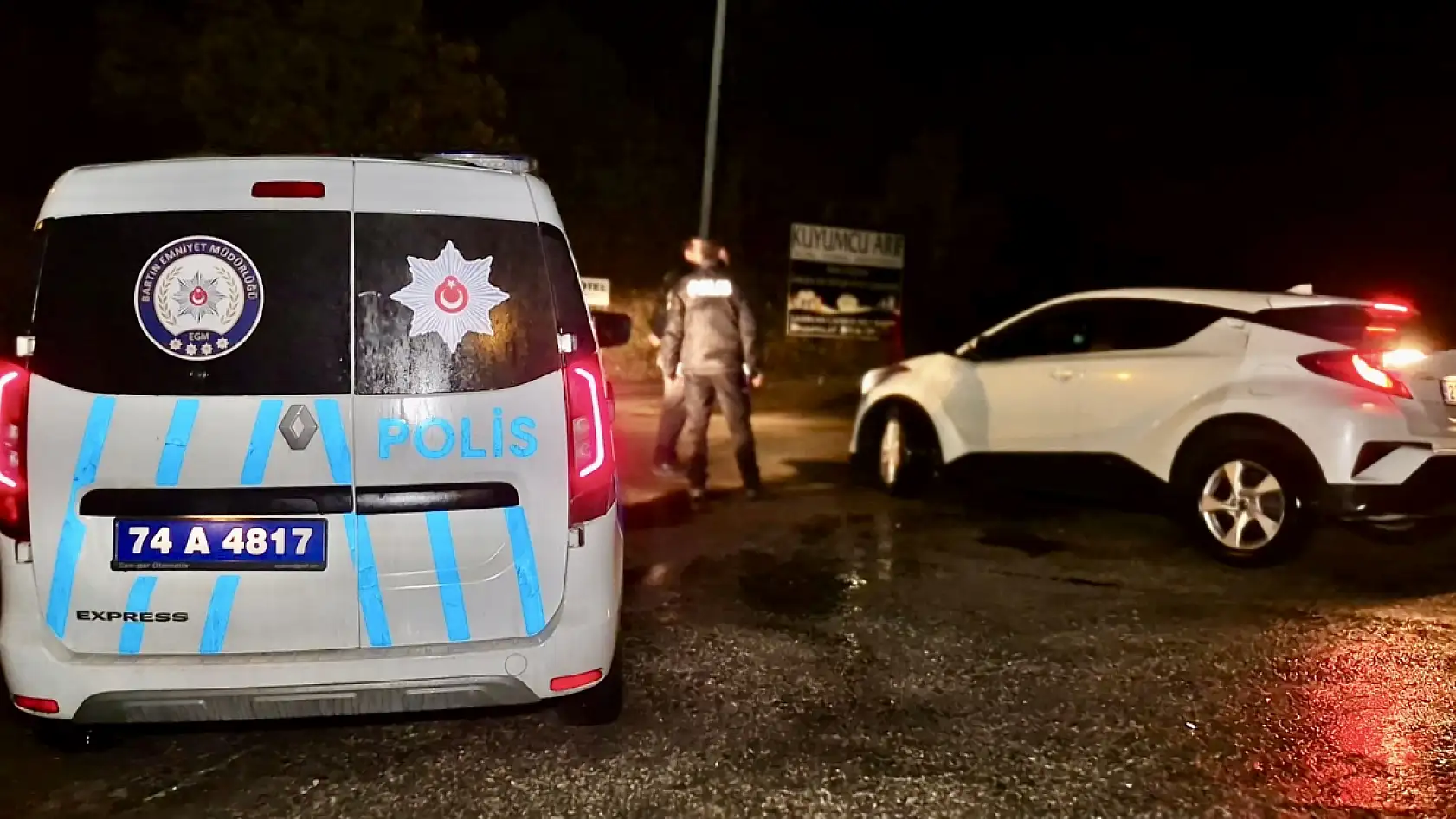 Polisten 30 kilometre kaçabildi