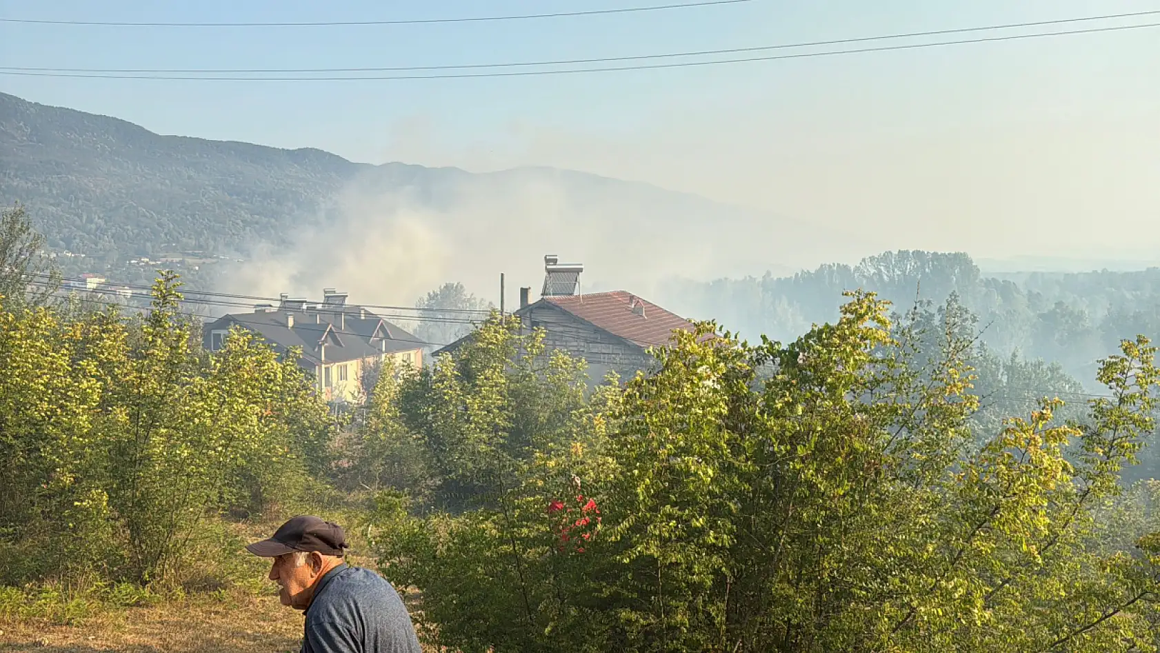 Bartın'da orman yangını çıktı
