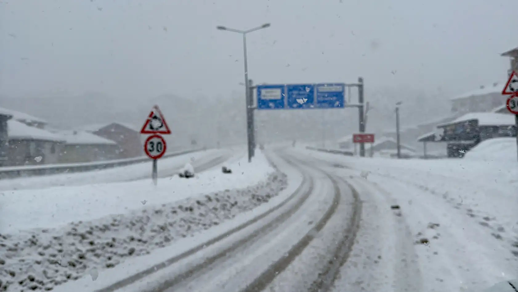 Bartın yoğun kar altında