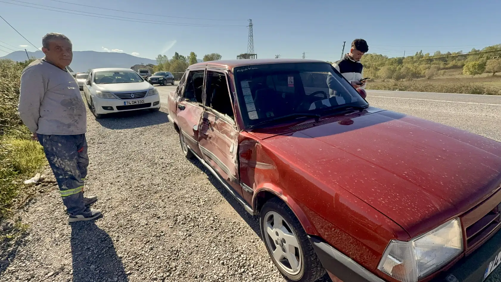 Bartın'da Zincirleme Kaza: 4 Yaralı