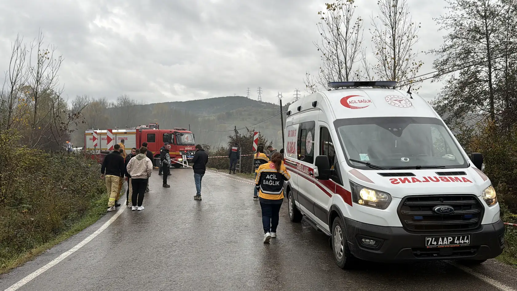 Bartın'da ölümlü feci kaza