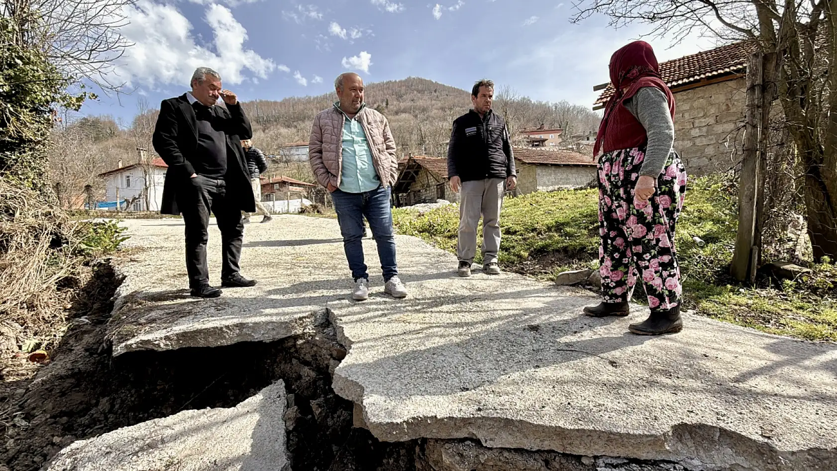 Bartın'da heyelan tehlikesi