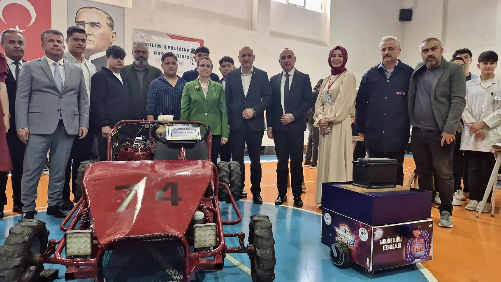 Liseli mucitlerden elektrikli gokart