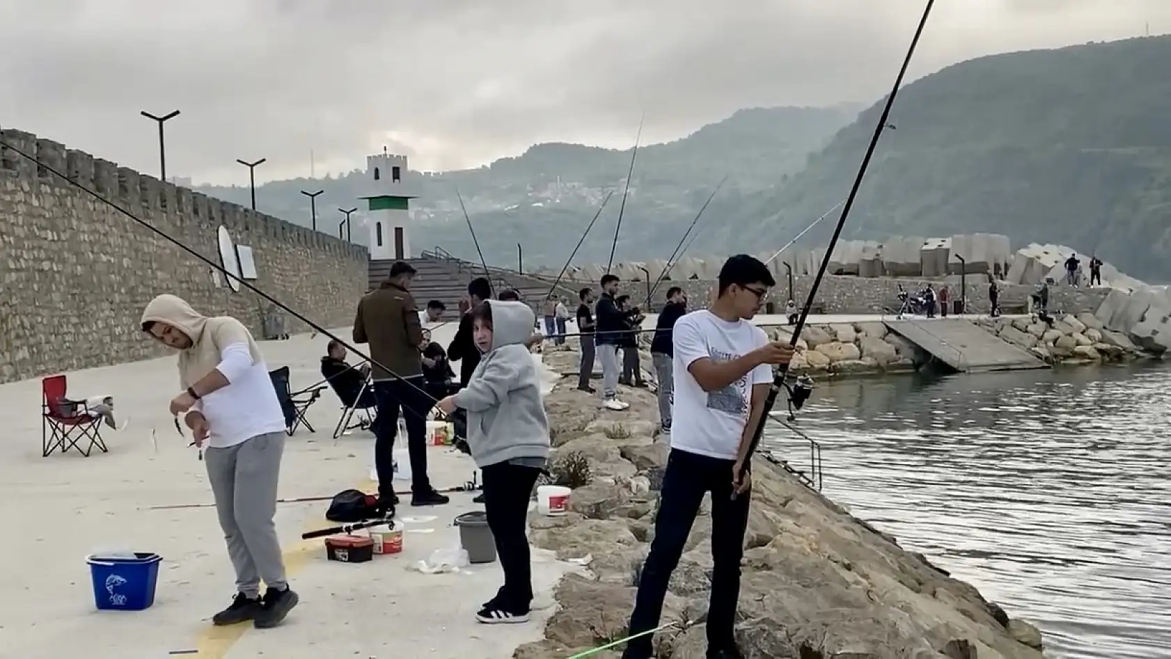 Haberi duyan sahile koştu