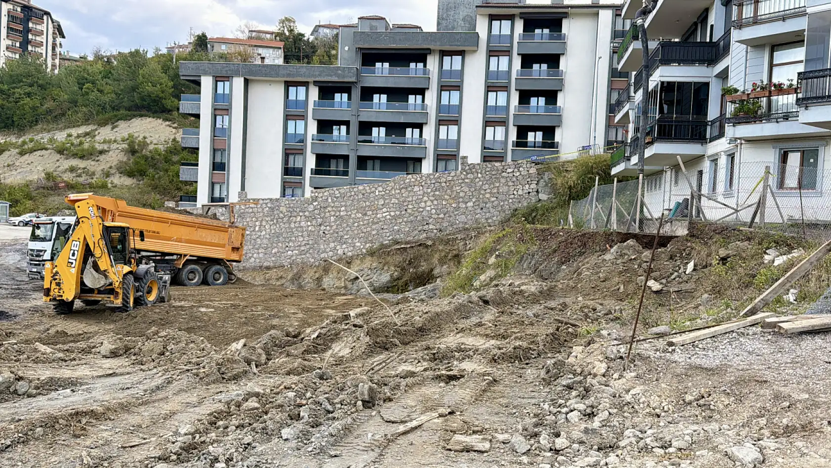 Çöken alanda çalışma