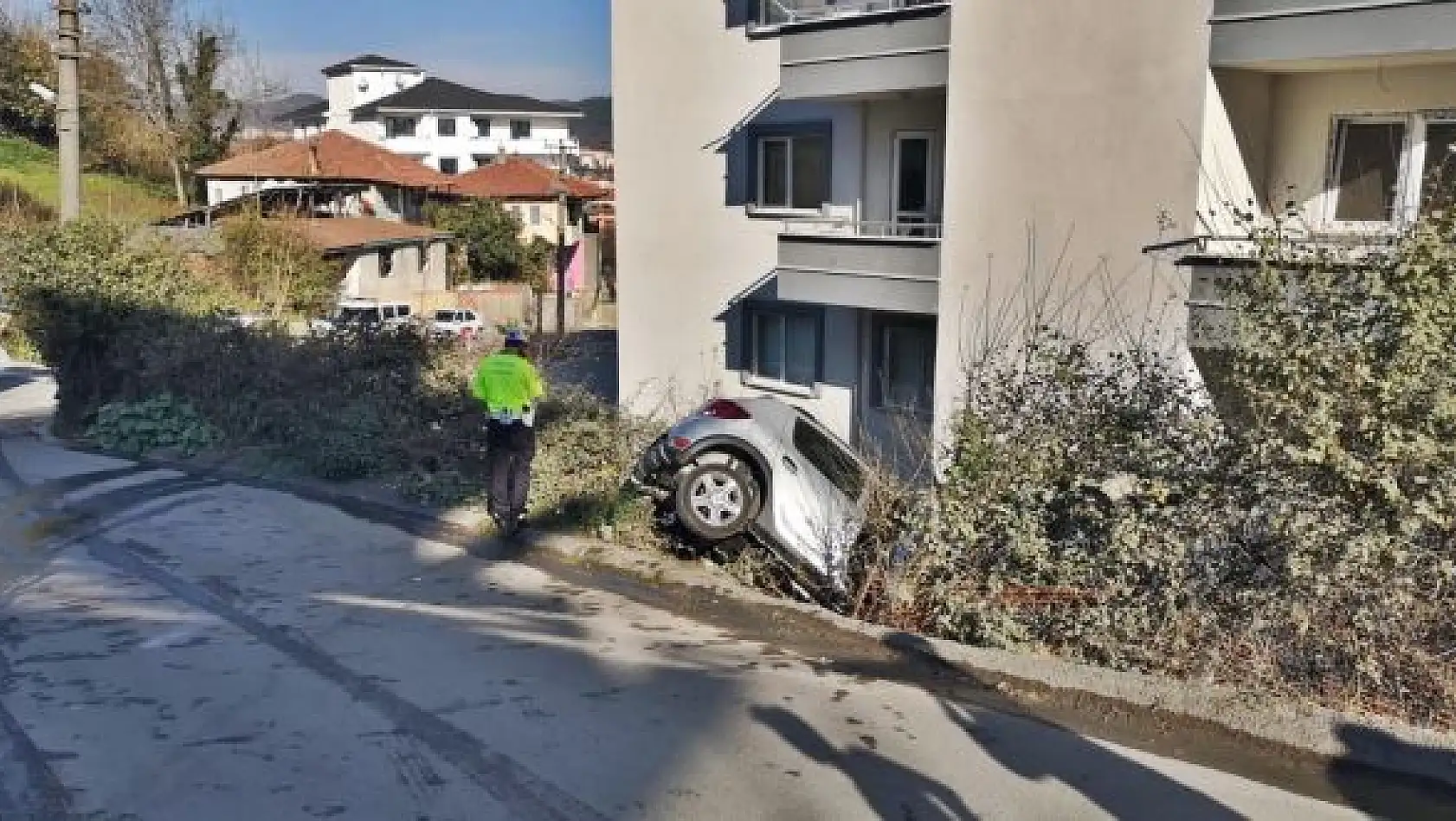 Aladağ Mahallesinde kaza