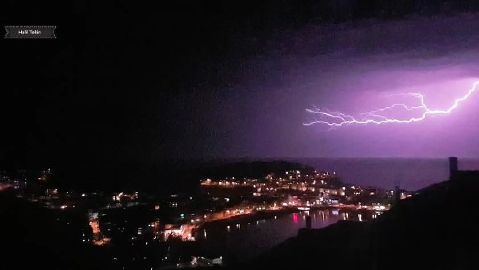 Amasra semalarında şimşek resitali 
