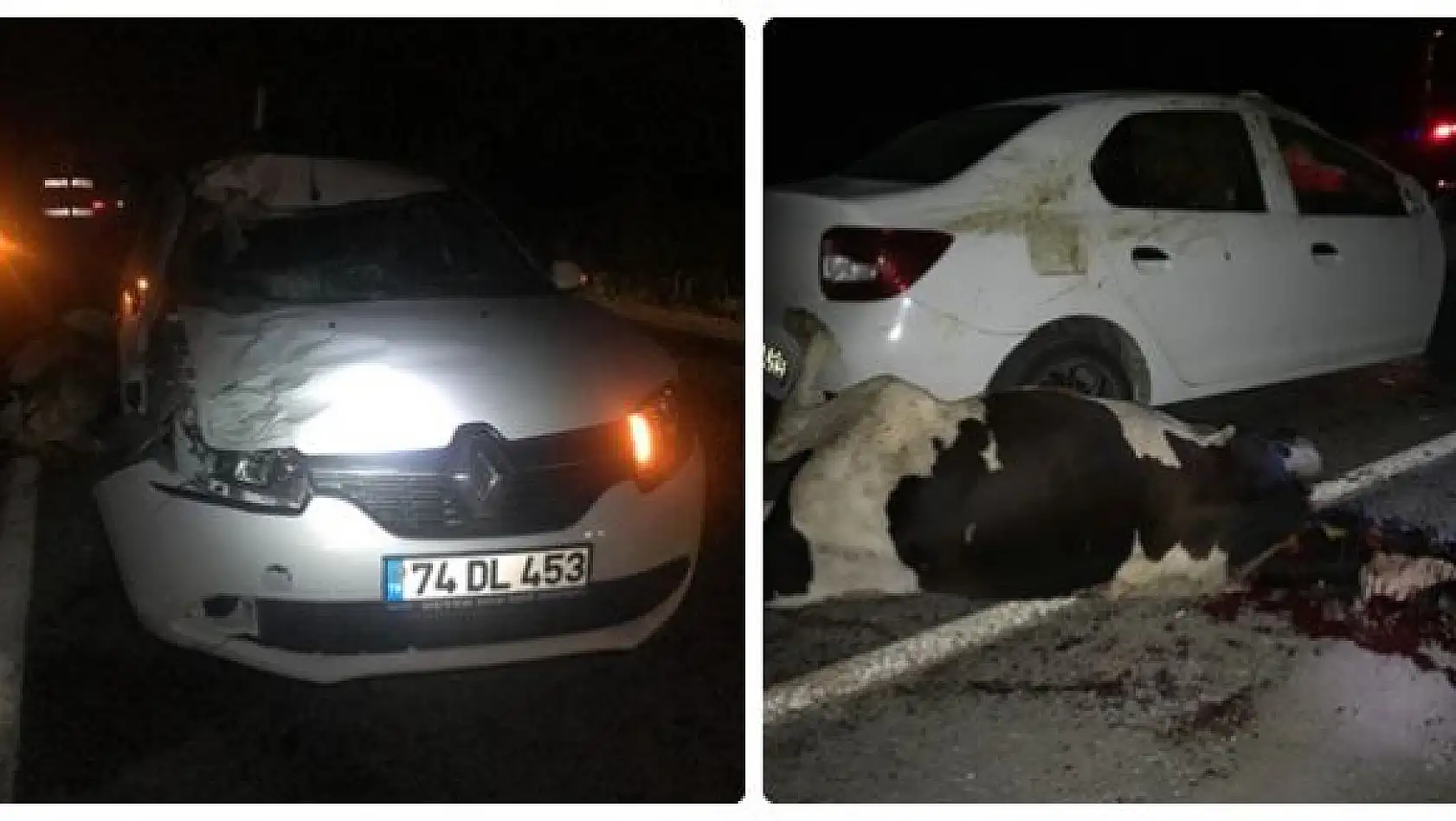 Araç hurdaya döndü, bir can gitti
