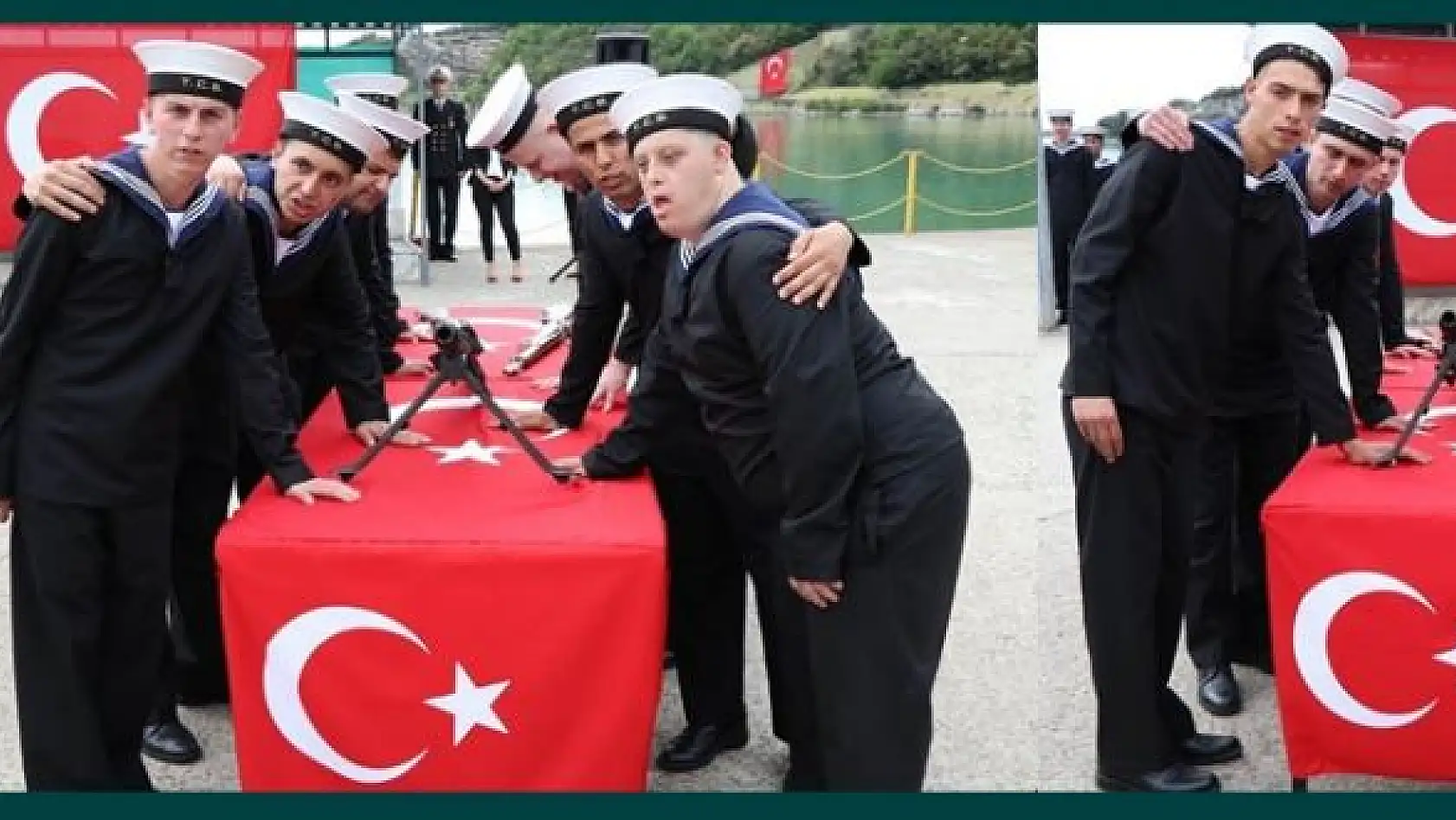 Asker olmanın gururunu yaşadılar