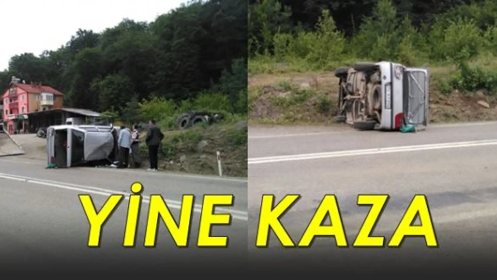 Bartın Abdipaşa yolunda kaza