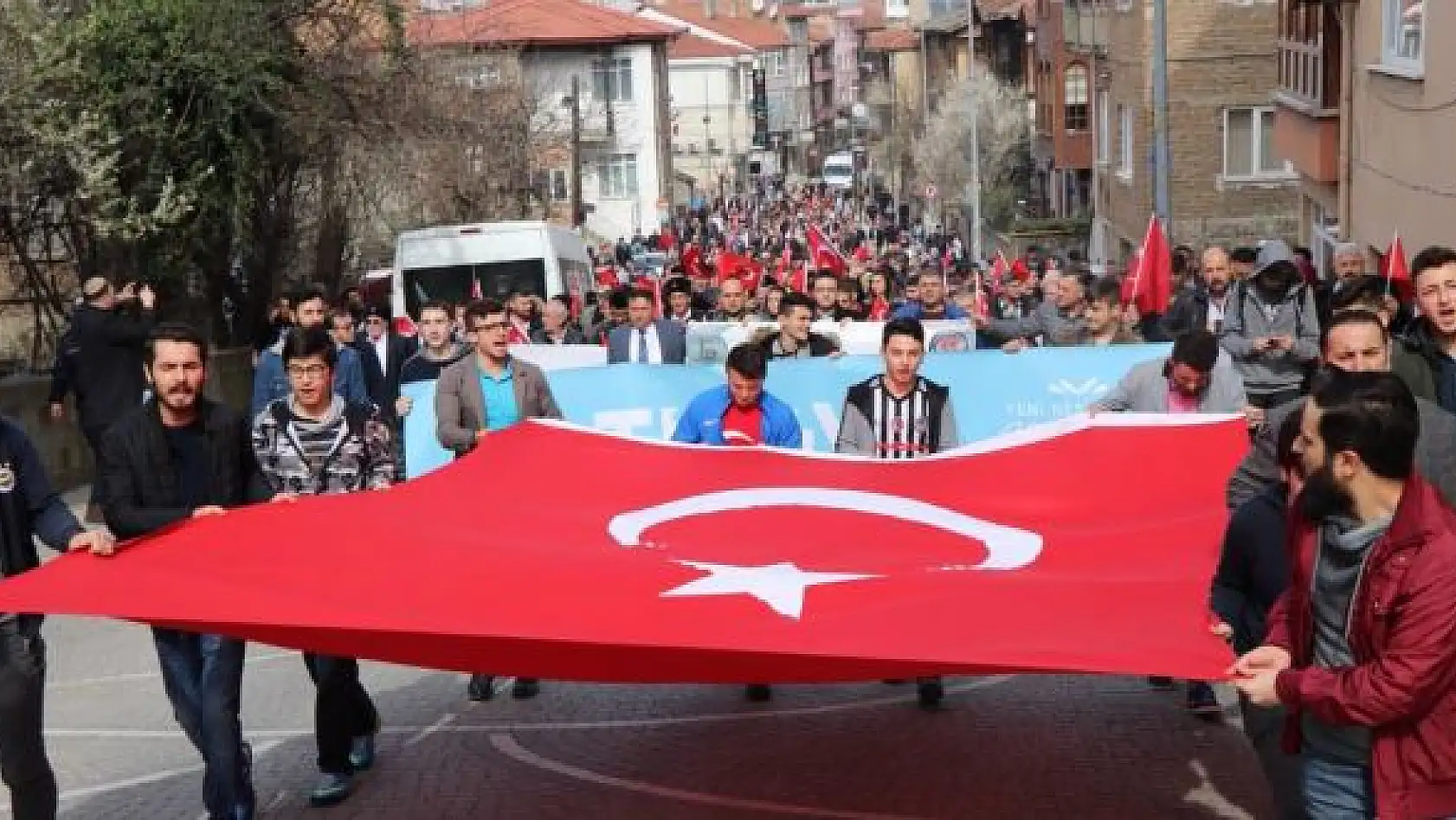 Bartın Afrin'e Destek İçin Yürüdü