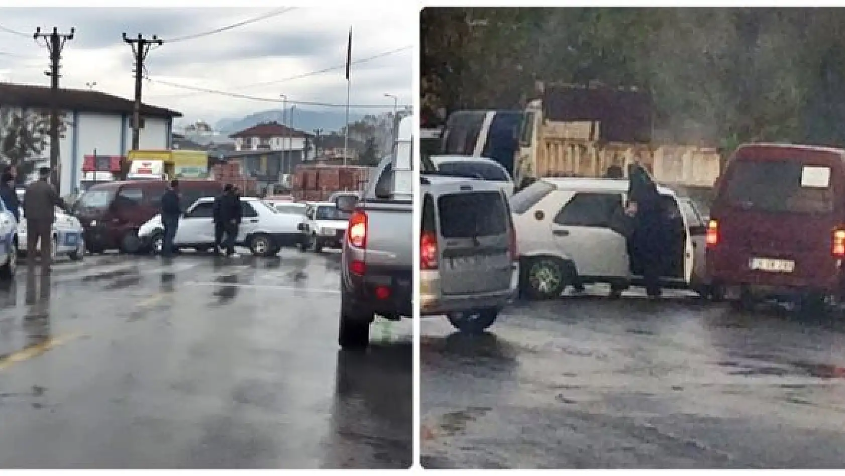 Bartın'da 3 araç çarpıştı