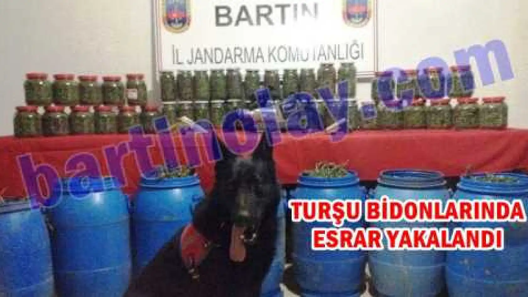 BARTIN'DA 47 KİLO ESRAR ELE GEÇİRİLDİ