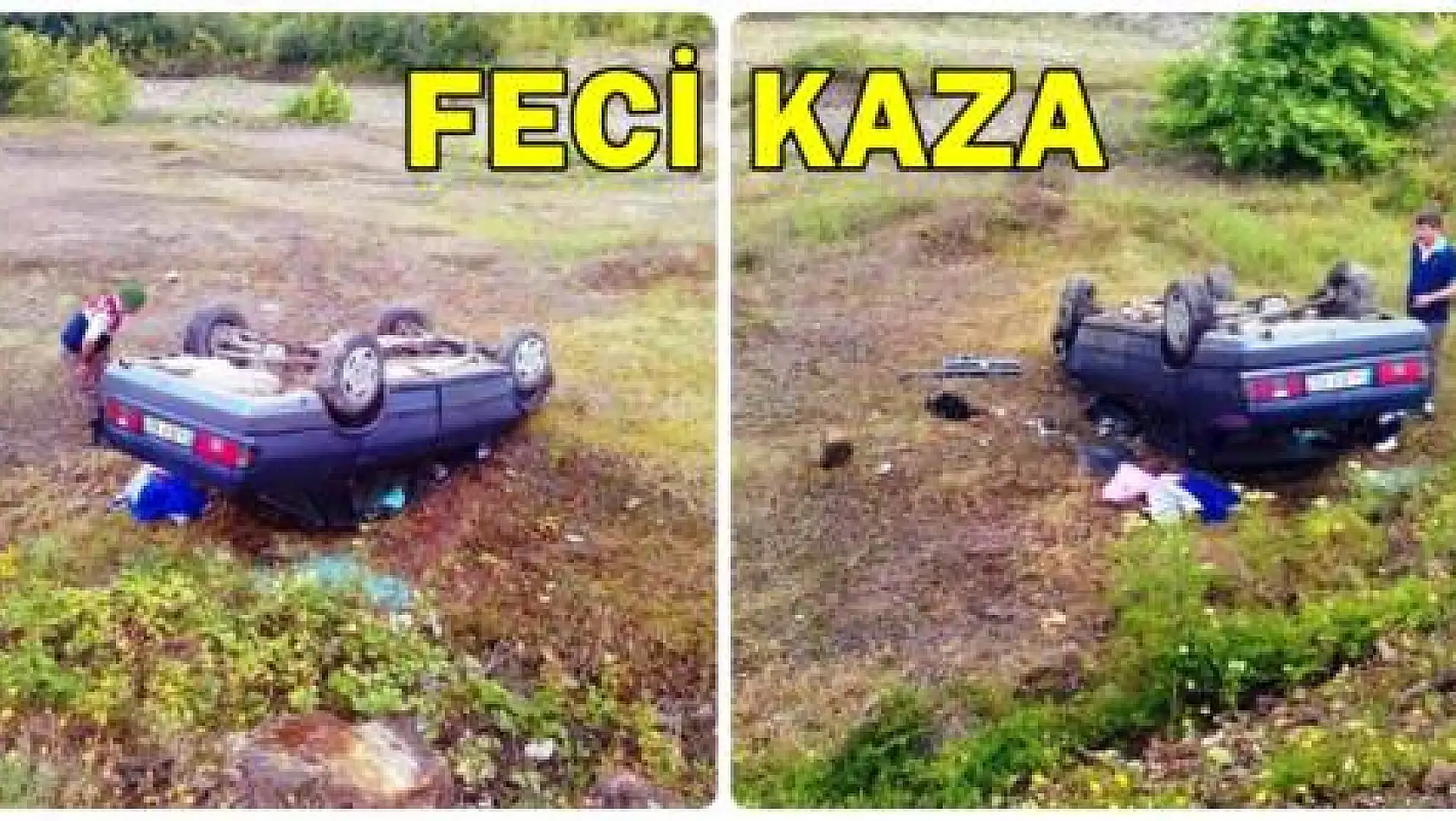 Bartın'da feci kaza,3 yaralı