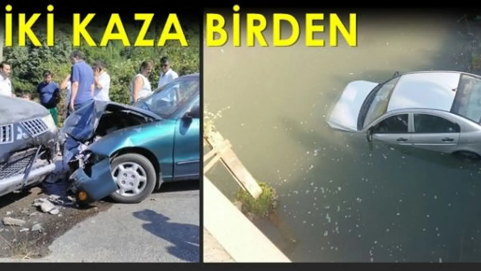 Bartın'da iki kaza birden