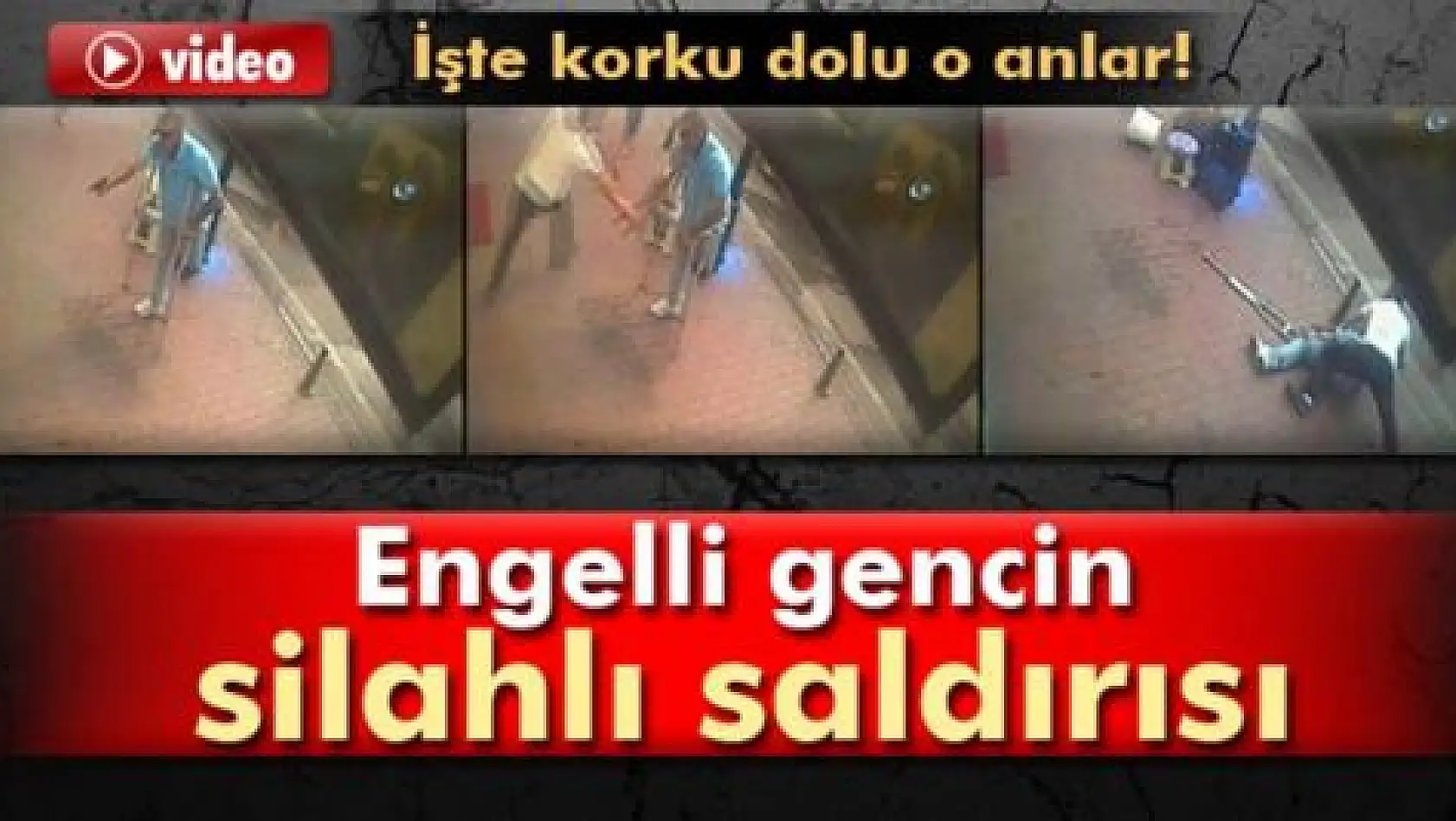 Bartın'da silahlı saldırı kamerada