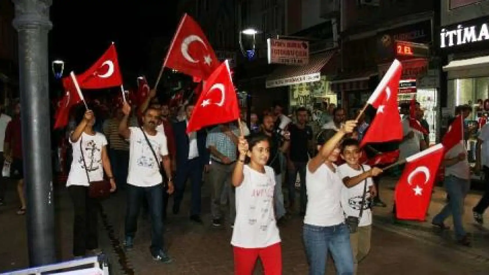 Bartın'da terör yürüyüş ile lanetlendi