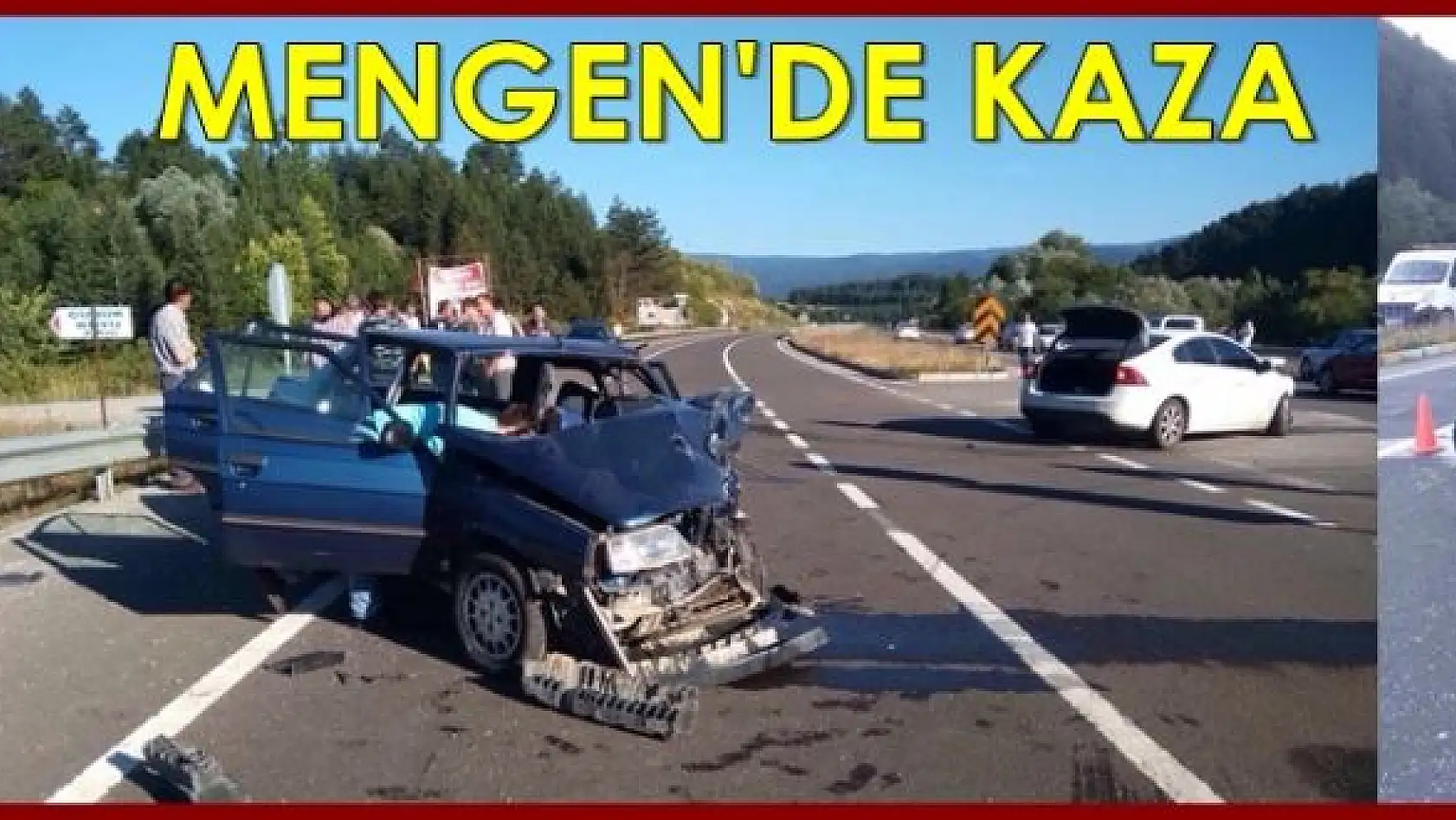 Bartınlı aile kaza yaptı