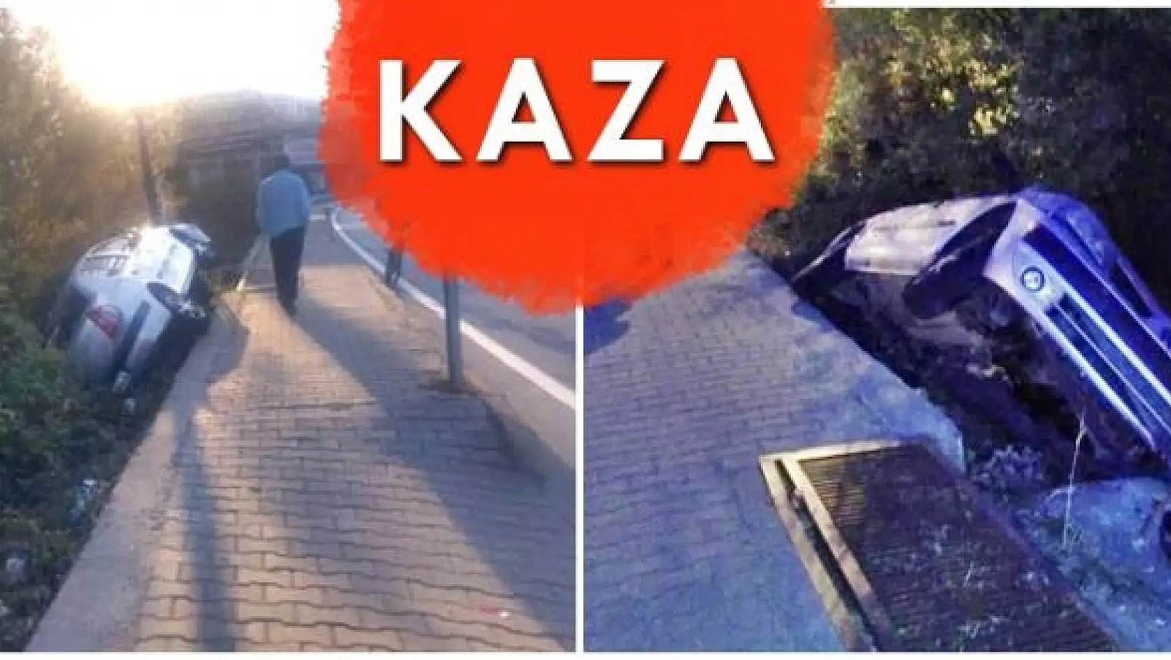 Bu viraja hızlı giren takla atıyor