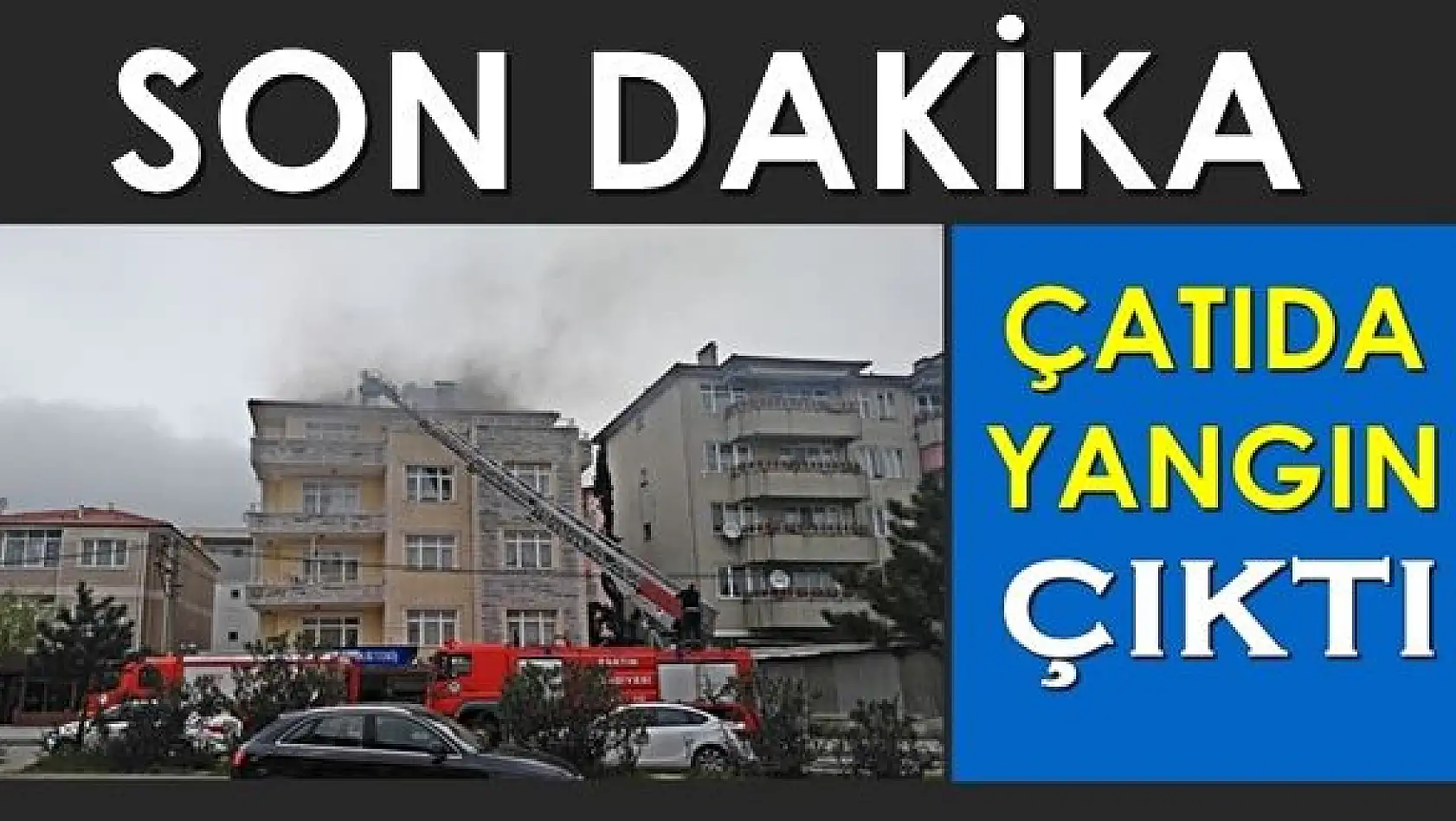 Çatmaca'da çatı yangını