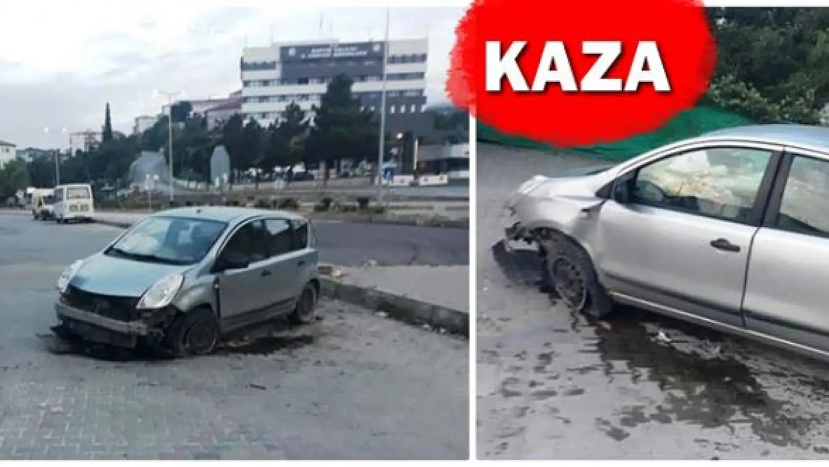 Çatmaca'da kaza, yoldan çıktı