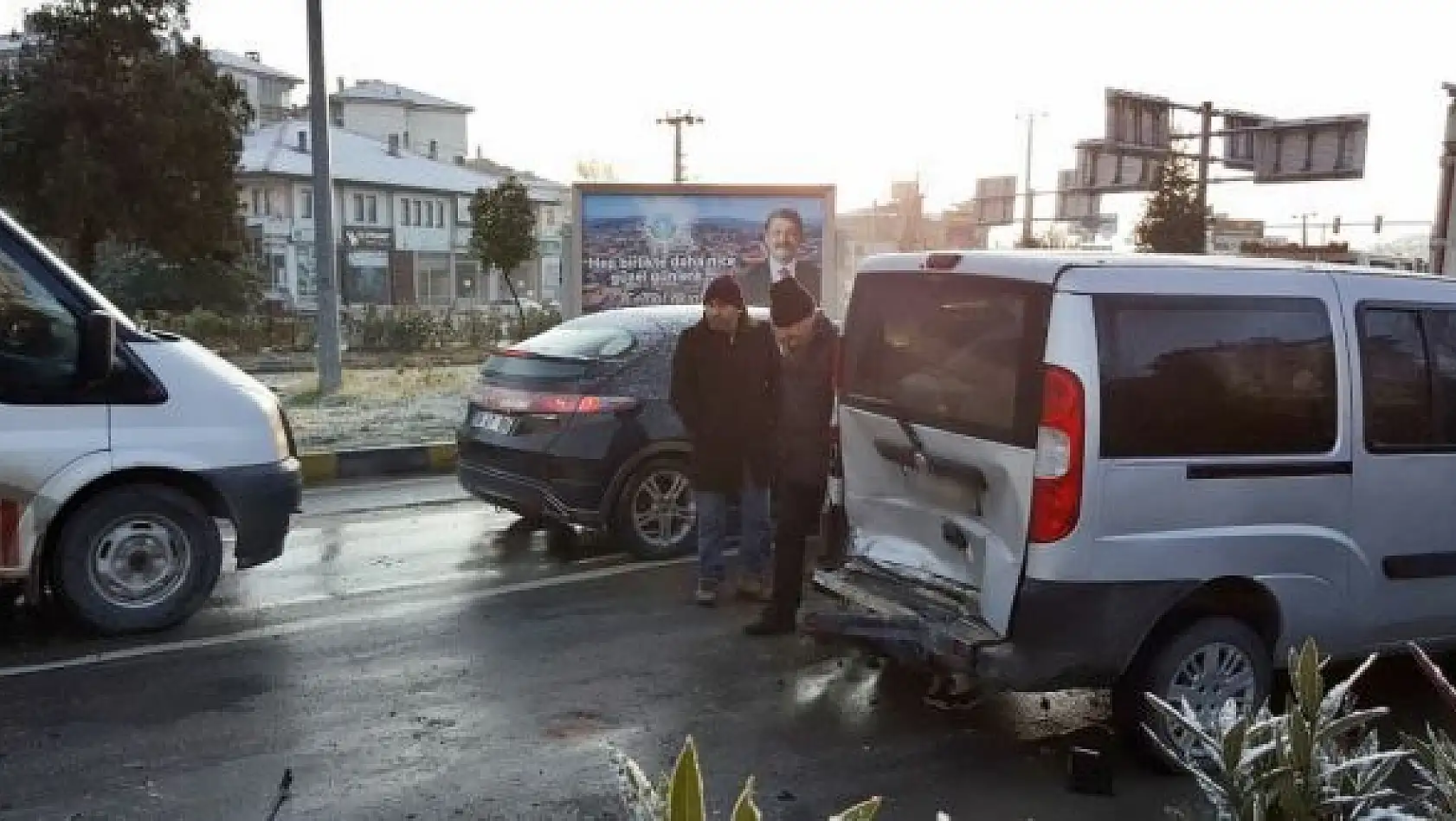 Çatmacada zincirleme kaza