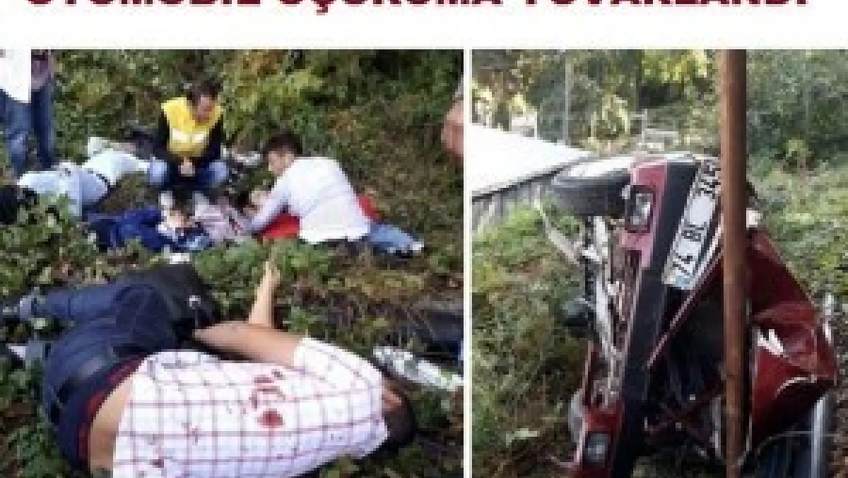 Amasra'da Korkunç Kaza