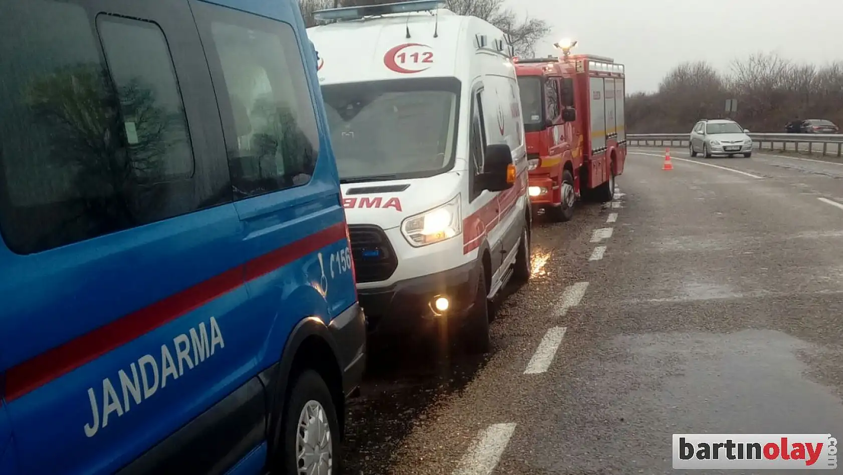 Kontrolden çıkıp şarampole devrildi