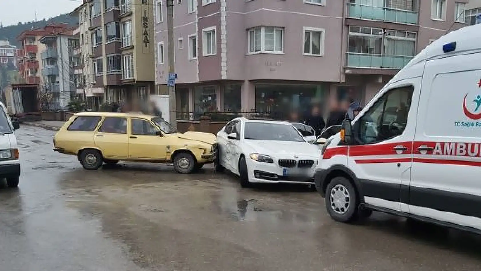 Gölbucağı mahallesinde kaza