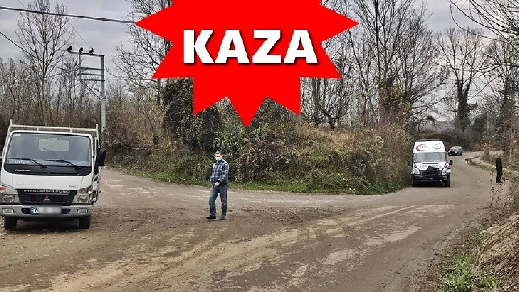 Hasta taşıyan ambulans kaza yaptı
