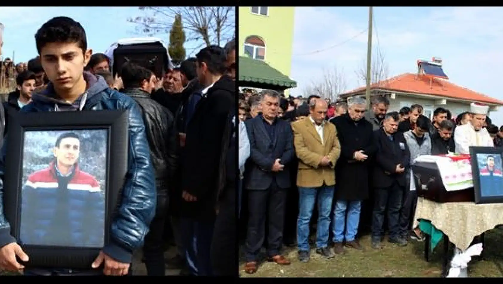Havalı tüfekle vurulan genç dualarla defnedildi