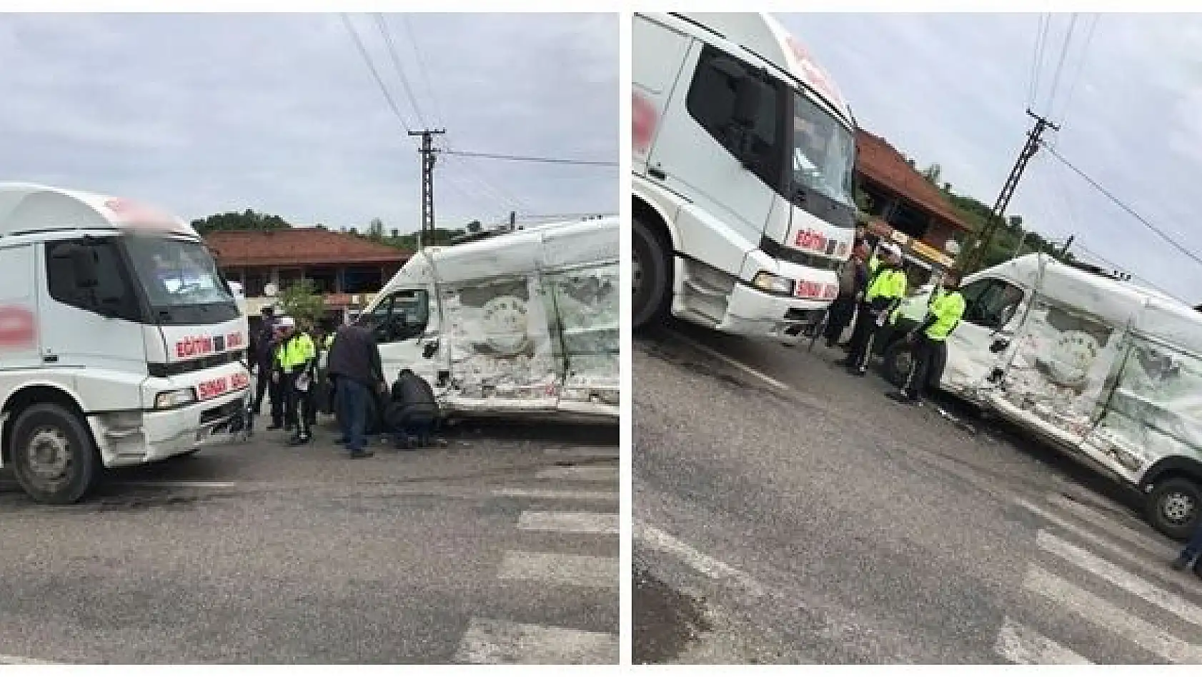 İhsanoğlu kavşağında kaza