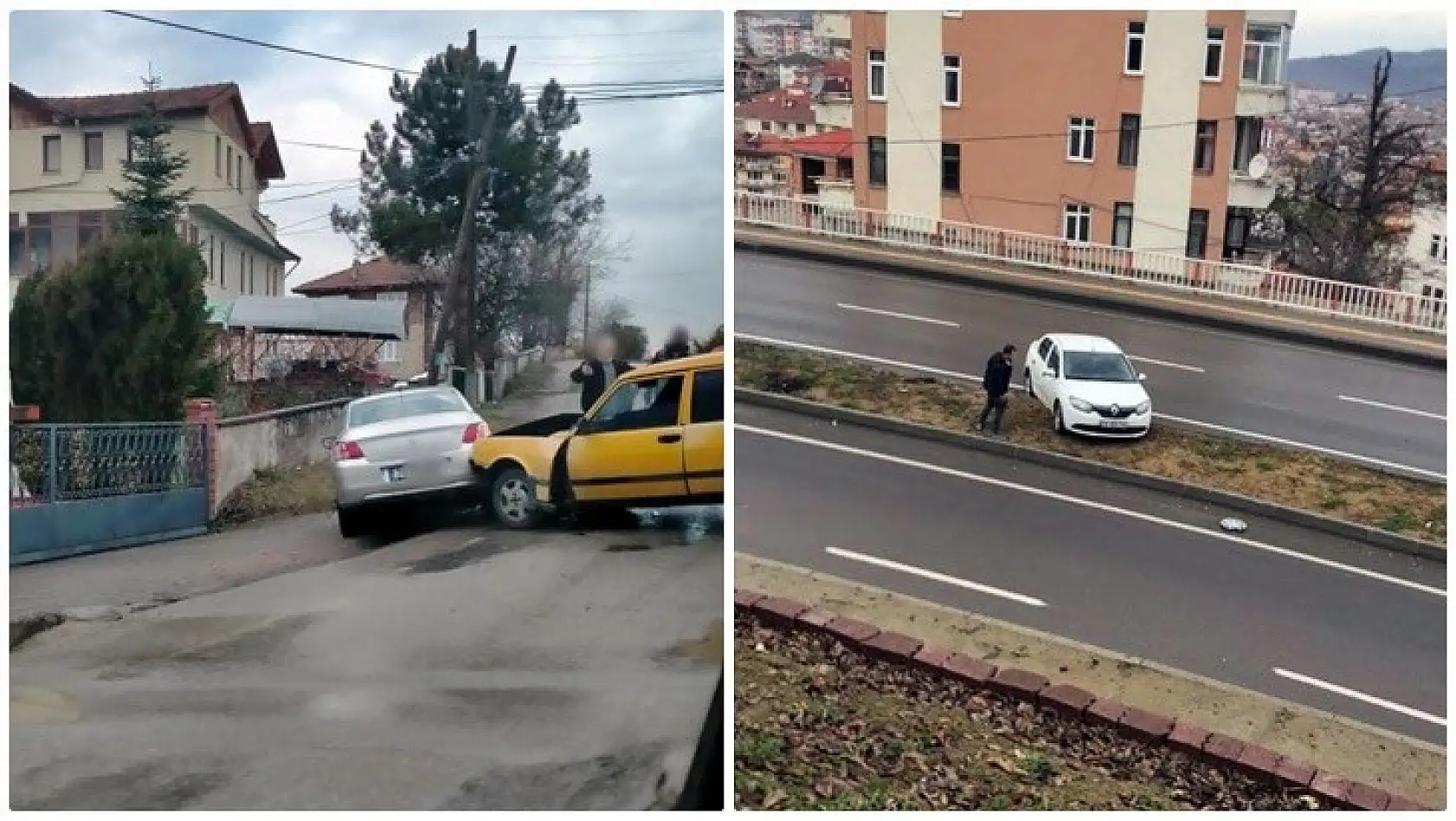 İki ayrı noktada kaza