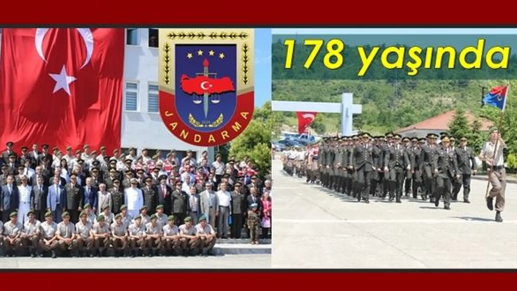 Jandarma teşkilatının 178.yılı kutlandı