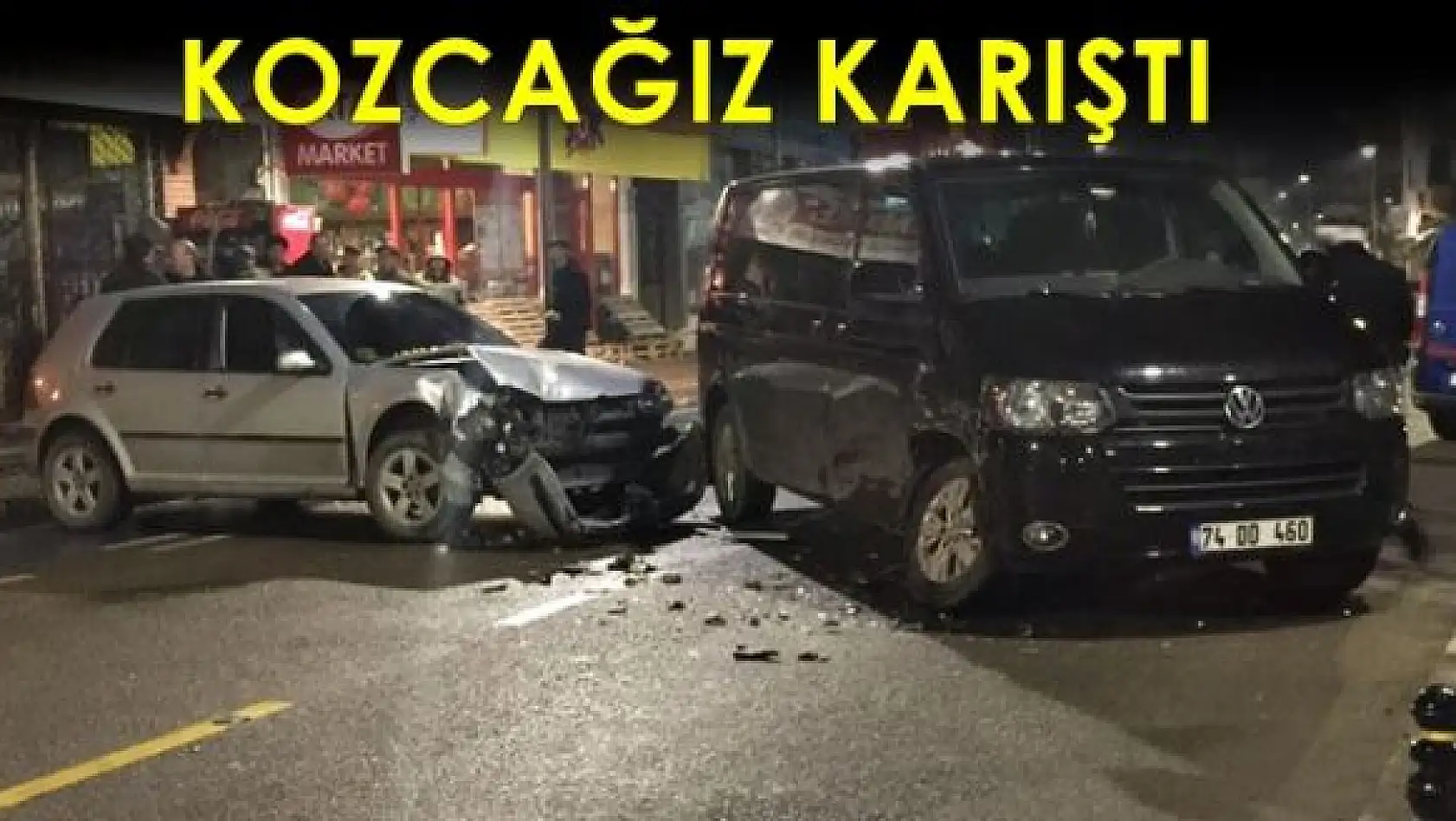 Jandarmadan kaçarken kaza yaptılar