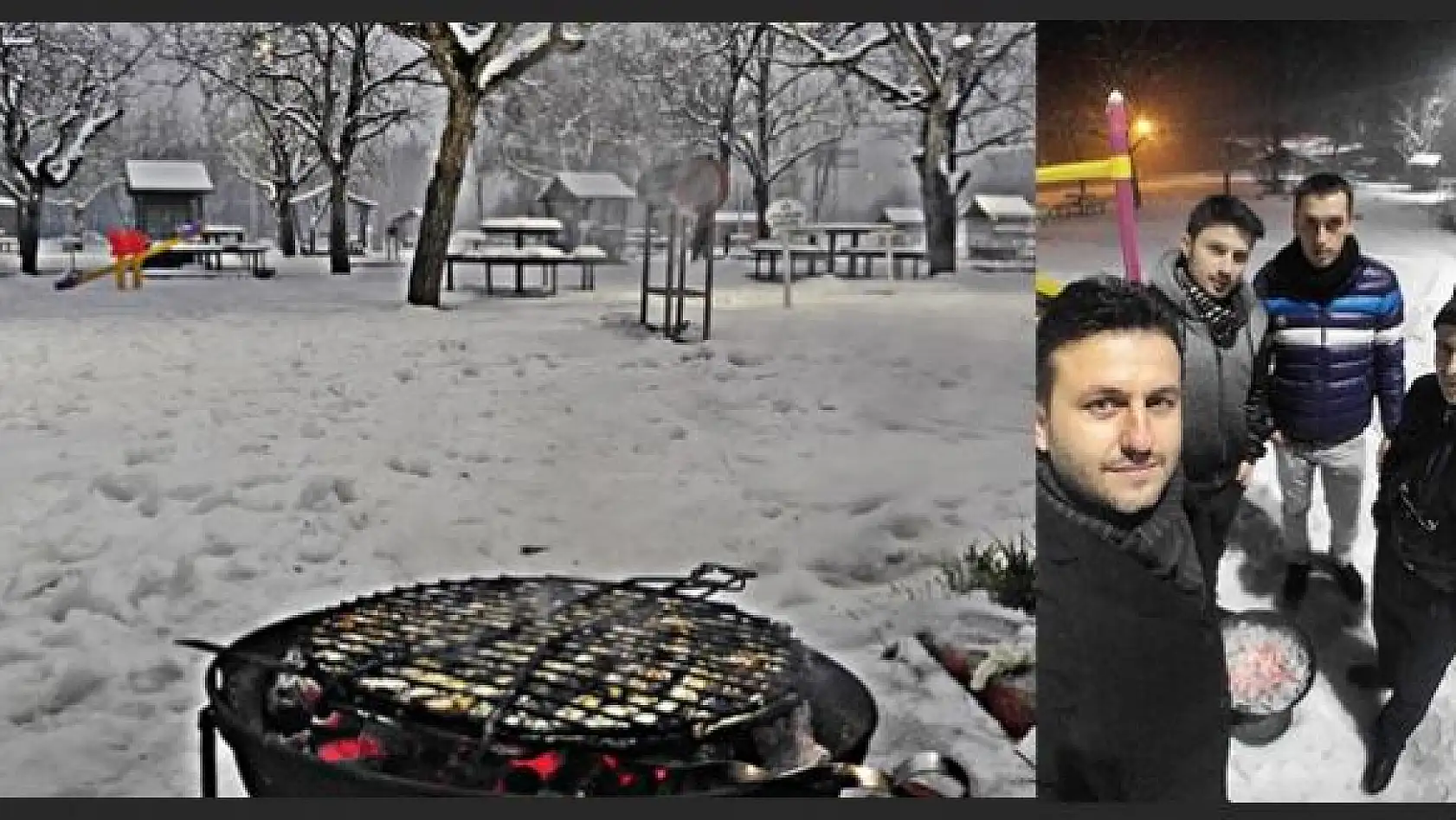 Karda hamsi mangal keyfi