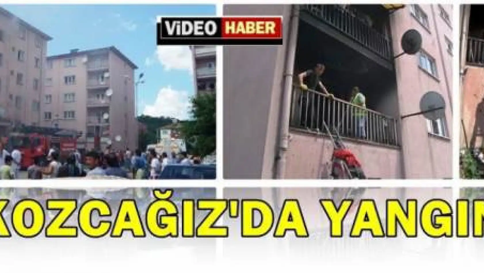 Kozcağız'da korkutan yangın