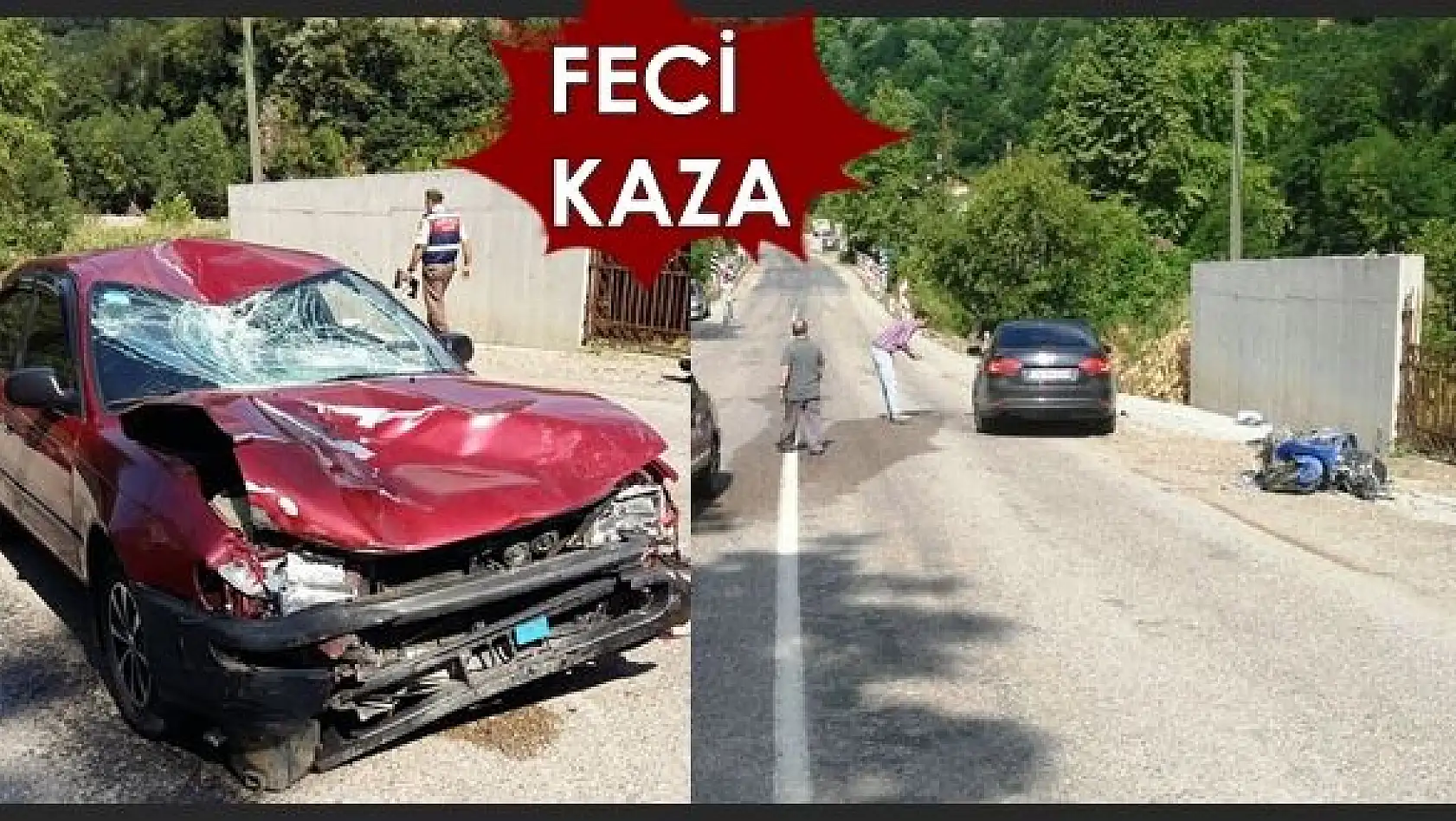 Kumluca'da feci çarpışma