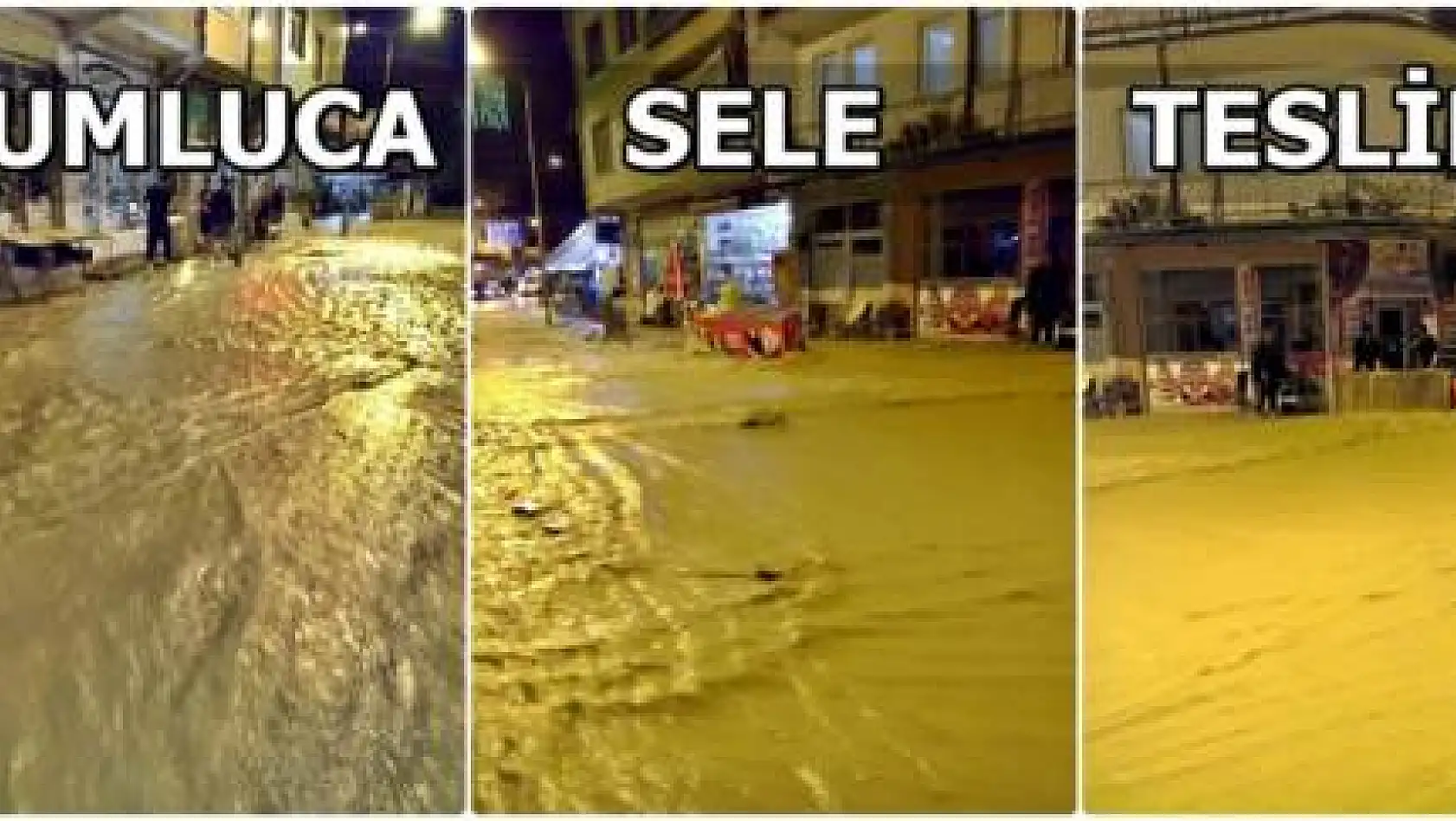 Kumluca'da sele teslim