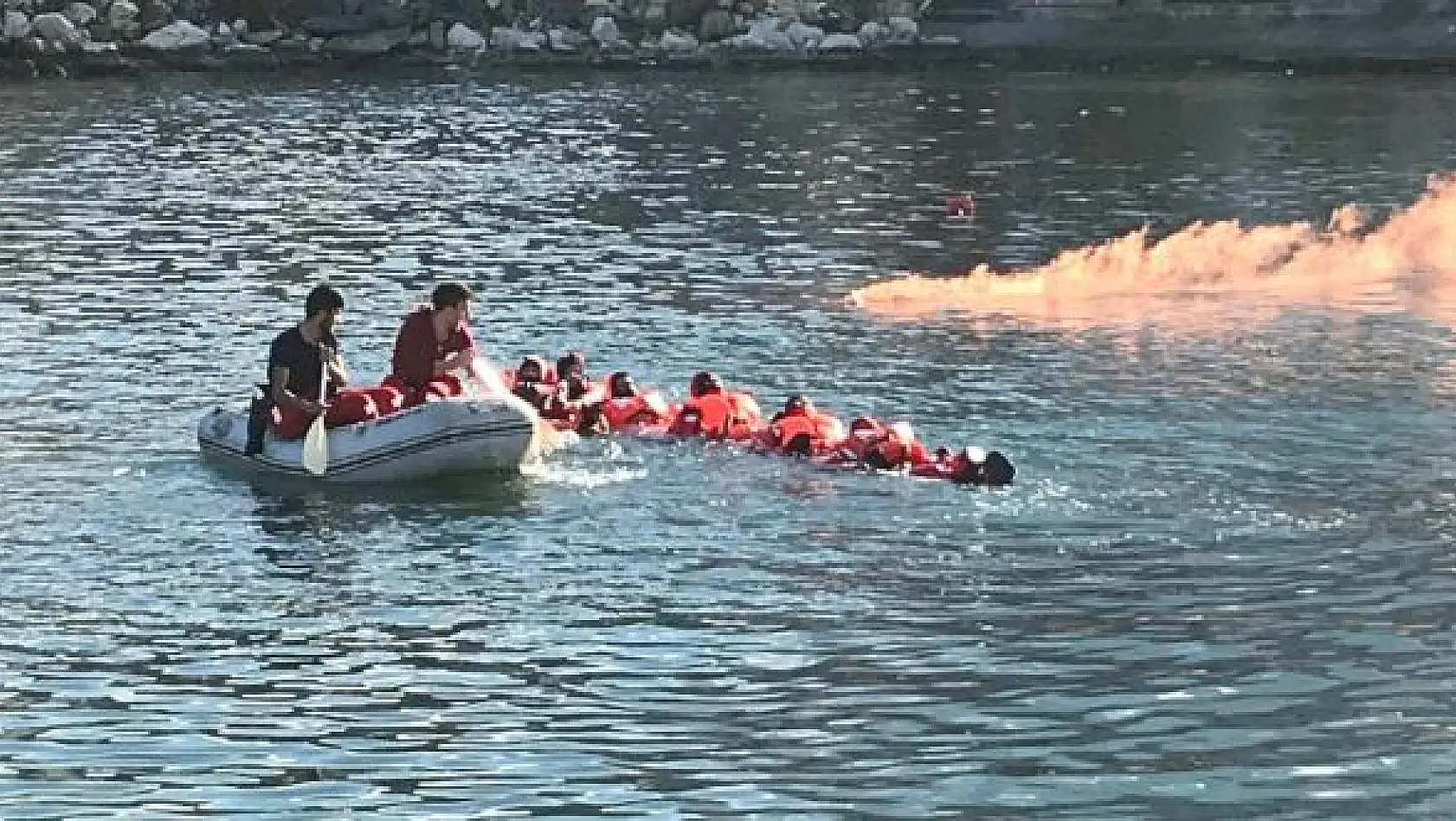 Kurucaşile limanında hareketli dakikalar