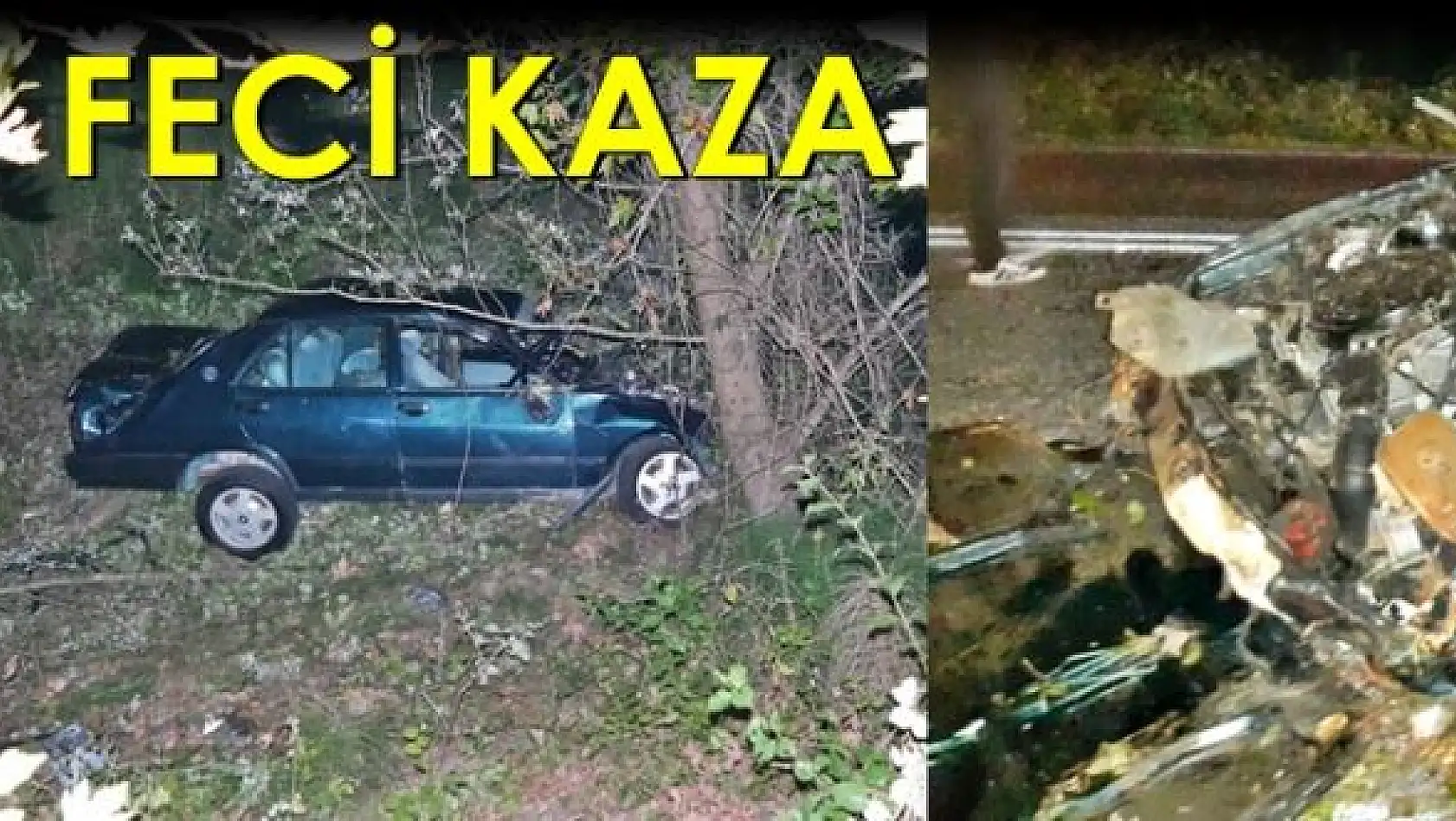 Otomobil Şarampole uçtu, 2 Yaralı