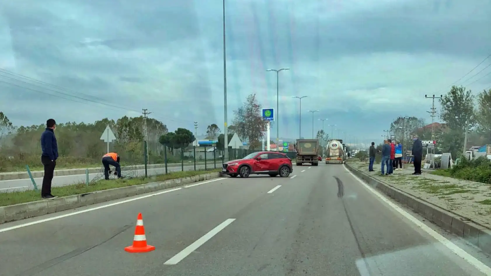 Terminal yolunda kaza