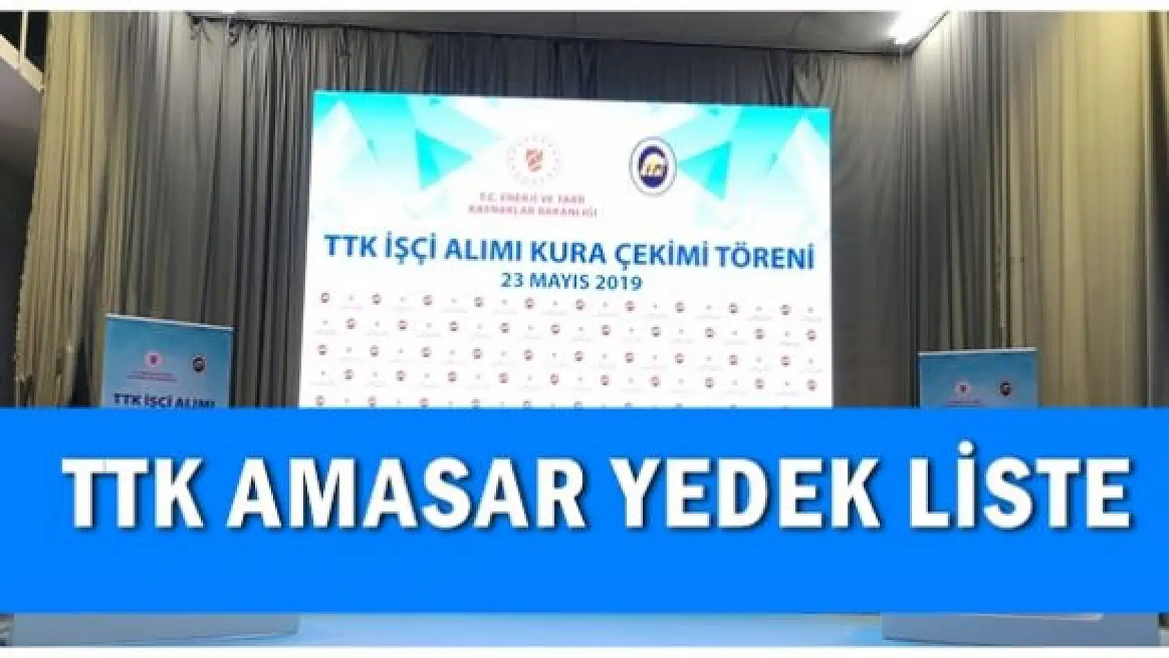 TTK Amasra Kura Çekimleri Yedek Liste