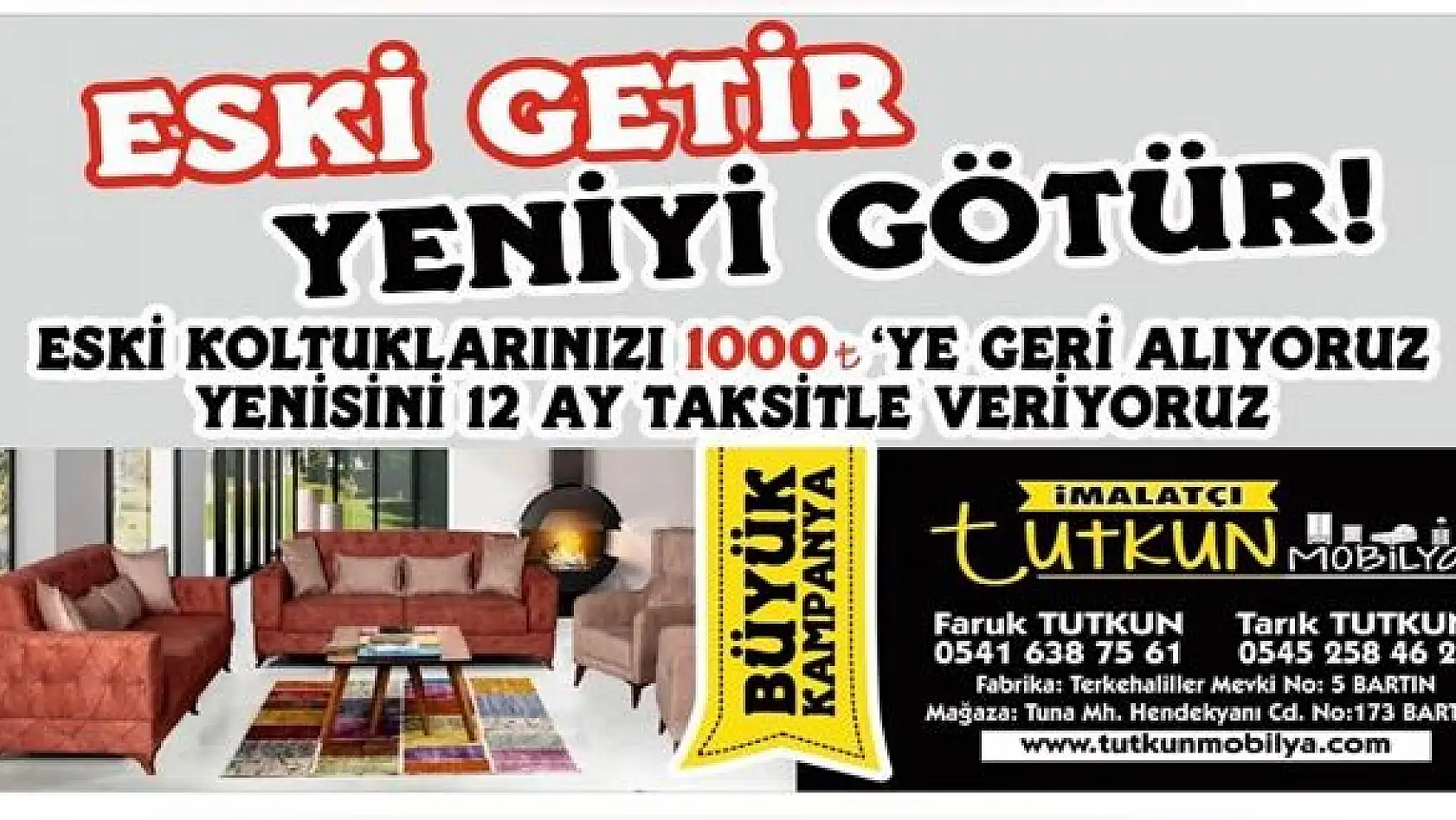 Tutkun Mobilya'da Açılışa Özel İndirimler