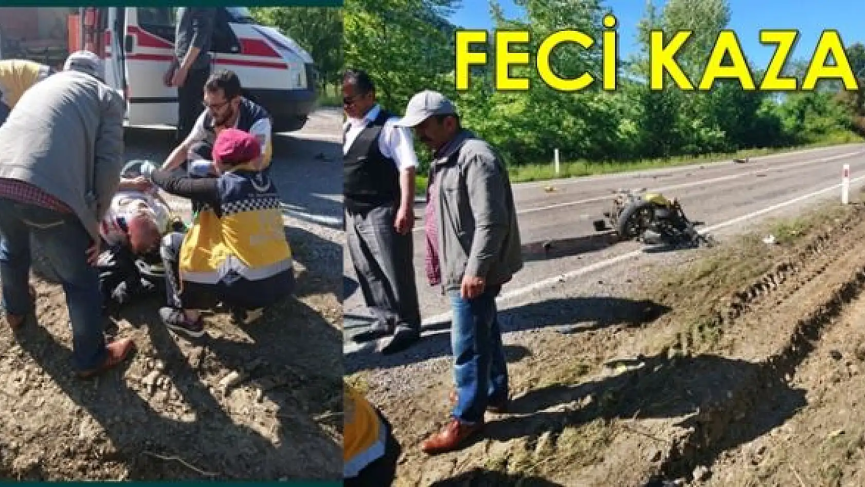 Ulus Abdipaşa yolunda feci kaza