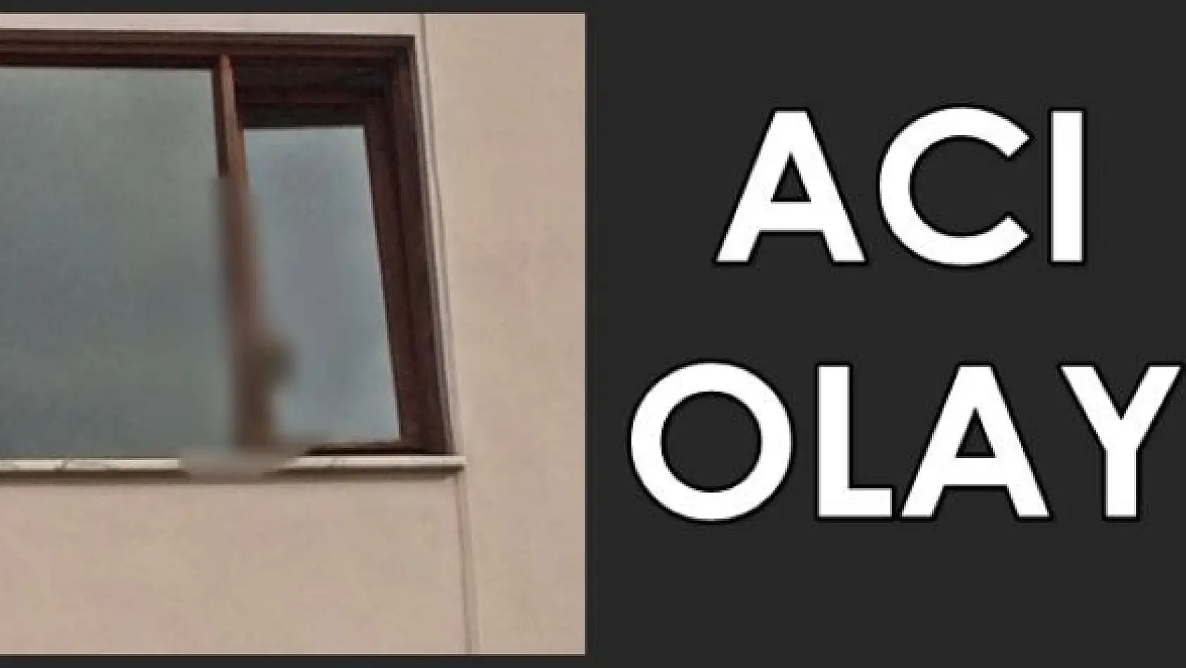 Yarıı açık camda sıkıştı